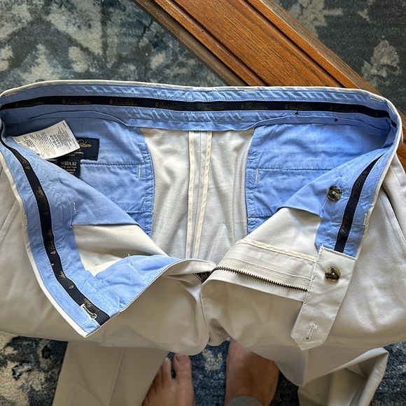 Brooks Brothers Lightweight Advantage Chino Dress Trousers - Picture 7 of 7